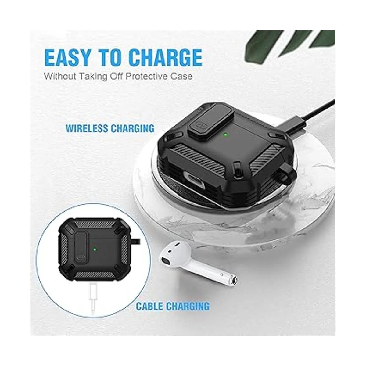 Maxjoy Funda protectora para Airpods 3 2021 funda_4