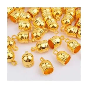 Aylifu 50 tapas de extremo de barril chapadas en oro con_4