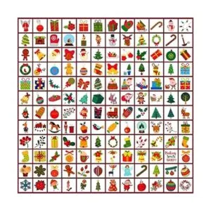 Partywind 408 tatuajes temporales de Navidad envueltos_3