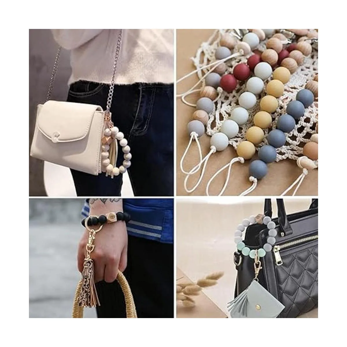 MIIIM Kit de 120 cuentas de silicona de 0.591 in cuentas_3