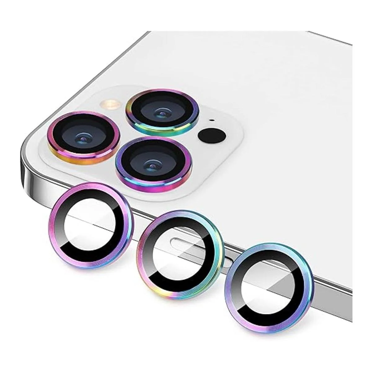 Hsefo Protector de lente de cámara para iPhone 13_1