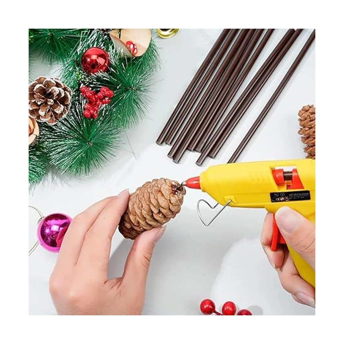 WWYICHEN 10 barras de pegamento caliente de 0.276 in por_3