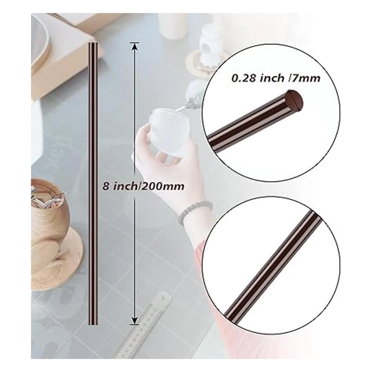 WWYICHEN 10 barras de pegamento caliente de 0.276 in por_2