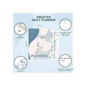 JueNi Agenda diaria de tareas pendientes con calcomanías_3