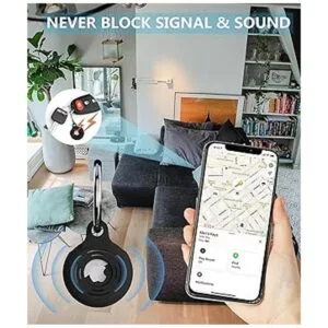 PXHDCN Llavero AirTag funda de silicona agradable a la_4