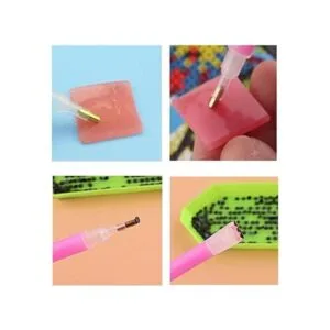 Juego de 12 bolígrafos de pintura de diamantes con 3_6