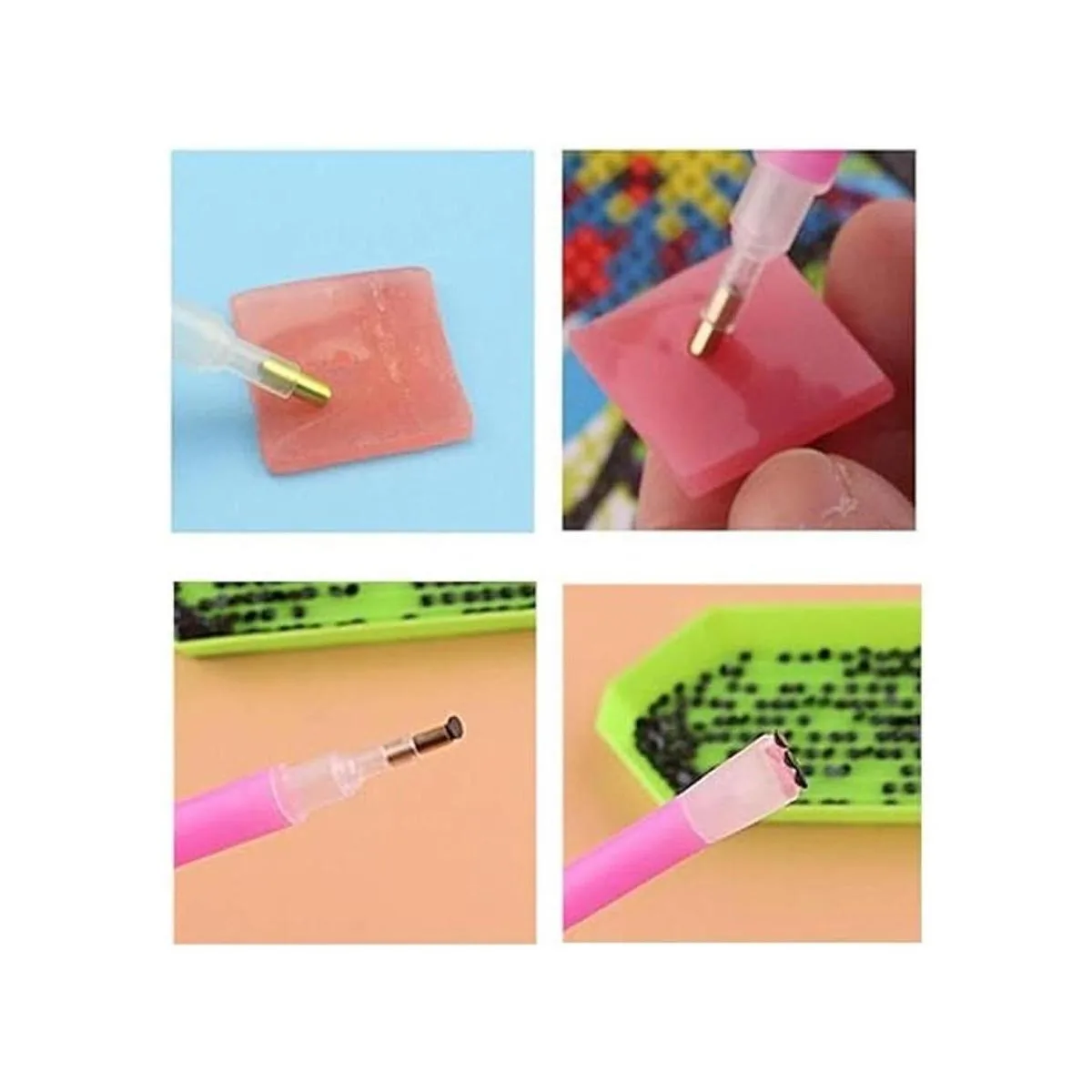 Juego de 12 bolígrafos de pintura de diamantes con 3_6