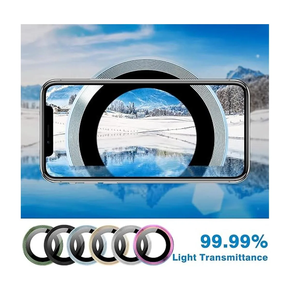 Hsefo Protector de lente de cámara para iPhone 13_3