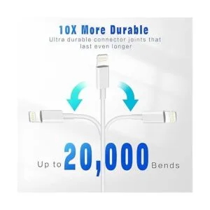 Cargador para iPhone 3 cables Lightning con certificación_3