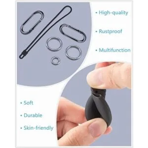 PXHDCN Llavero AirTag funda de silicona agradable a la_6