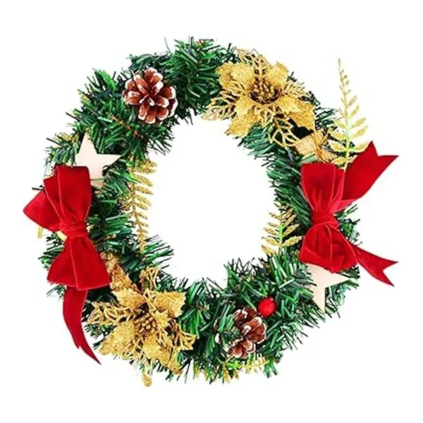 Hapeper Cinta de terciopelo de Navidad para envolver_5