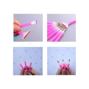 Juego de 12 bolígrafos de pintura de diamantes con 3_4