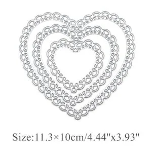 hinana 3 troqueles de metal con corazones de encaje marco_2