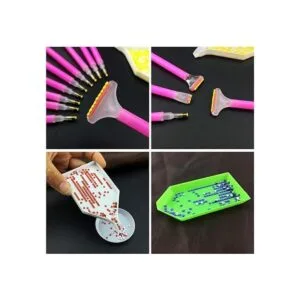 Juego de 12 bolígrafos de pintura de diamantes con 3_5