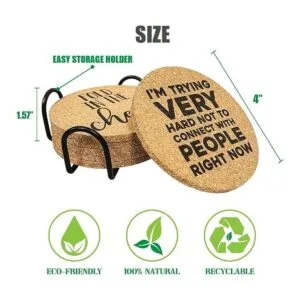 Homythe Schitts Posavasos de mercancía para programas de_2