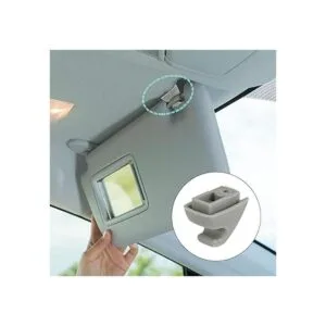 X AUTOHAUX 2 piezas de clip de retención para visera solar_2