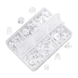 Juego de repuesto de silicona para aretes de tachuelas de_1