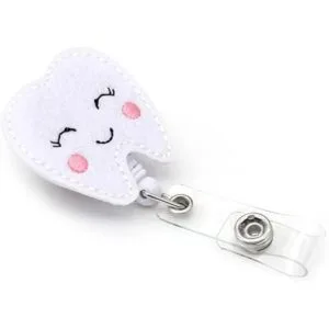 Carrete de identificación retráctil con forma de diente_3