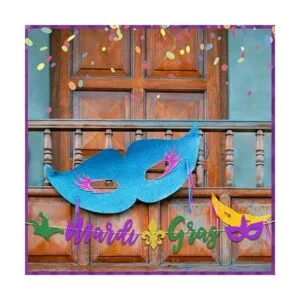Mardi Gras Decoraciones Mardi Gras Banner Guirnalda de_4