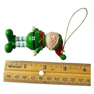 Juego de adornos de elfo para decoración de árbol de_6