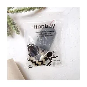 Honbay 100 etiquetas redondas de papel kraft en blanco con_7