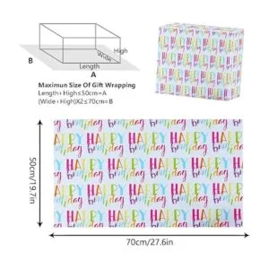Papel de regalo de feliz cumpleaños para niños niñas_6