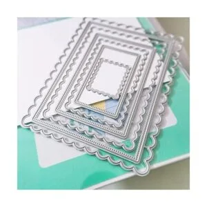 hinana Juego de 7 piezas con marco rectangular troqueles_7