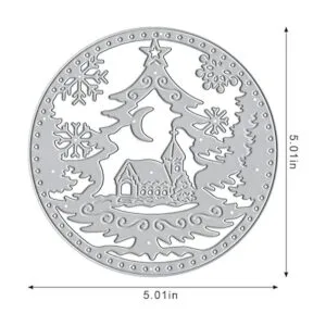 Troqueles de corte de metal con forma de copo de nieve_2