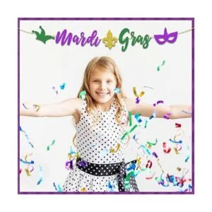 Mardi Gras Decoraciones Mardi Gras Banner Guirnalda de_5