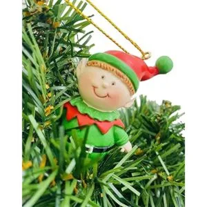 Juego de adornos de elfo para decoración de árbol de_5