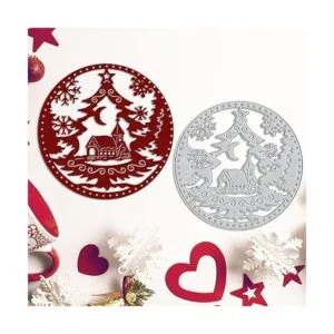 Troqueles de corte de metal con forma de copo de nieve_4