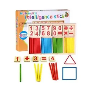 umbresen Bastones de conteo de Montessori juguetes_1