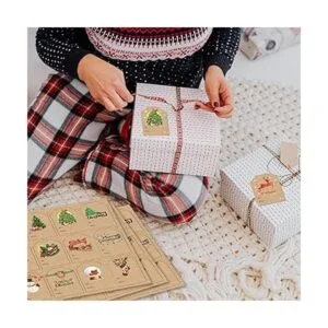 120 etiquetas de regalo de Navidad etiquetas de regalo_3