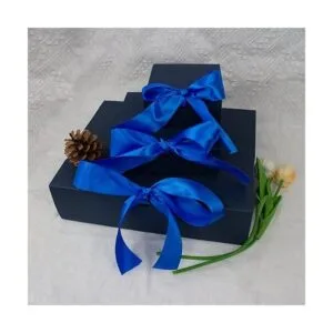 Nichemigo Cinta ancha de doble cara azul real de 112_3