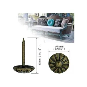 Tacks de tapicería para decoración de muebles clavos para_2