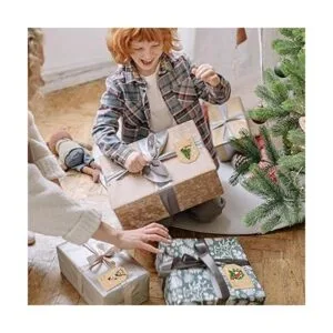 120 etiquetas de regalo de Navidad etiquetas de regalo_5