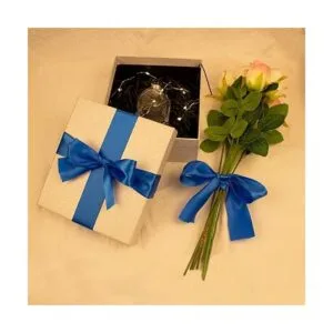 Nichemigo Cinta ancha de doble cara azul real de 112_4