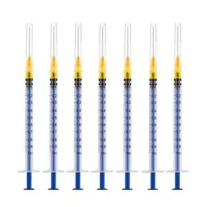 Paquete de 15 jeringas de plástico de 0.0 fl oz de 25 Ga_1