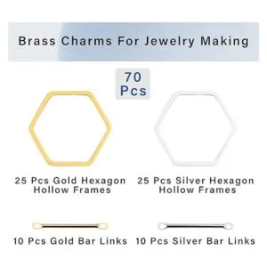 ABONDEVER 70 dijes de latón para la fabricación de joyas_2