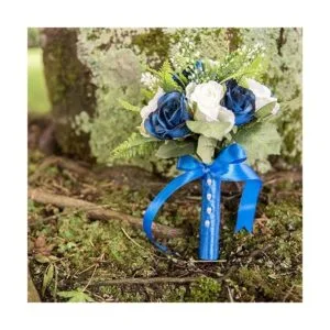 Nichemigo Cinta ancha de doble cara azul real de 112_5