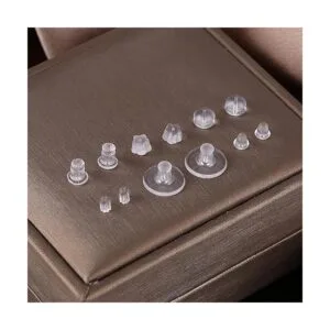 Juego de repuesto de silicona para aretes de tachuelas de_4