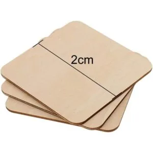 100 piezas de madera sin terminar de 0.8 in x 0.8 in sin_3