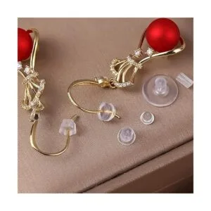 Juego de repuesto de silicona para aretes de tachuelas de_6