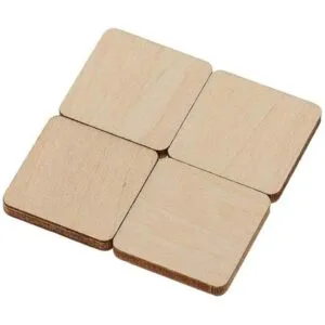 100 piezas de madera sin terminar de 0.8 in x 0.8 in sin_5