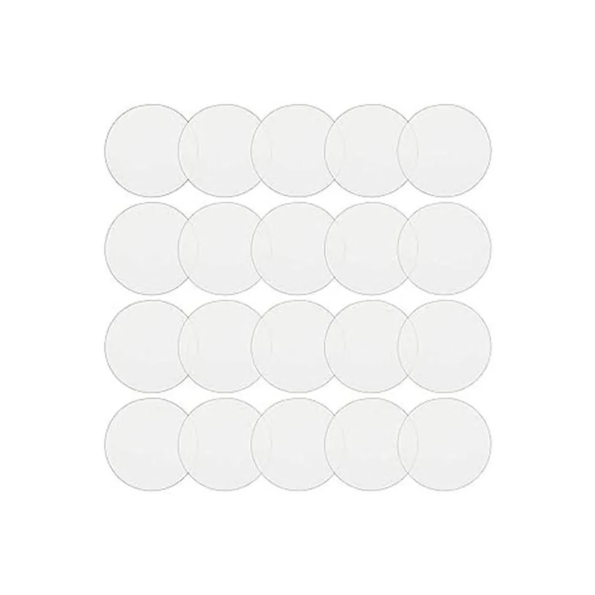 Discos de acrílico transparente de 0.118 pulgadas_1