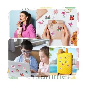 100 calcomanías de vinilo impermeables para botellas de_3