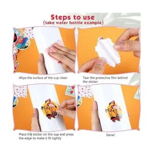 100 calcomanías de vinilo impermeables para botellas de_4