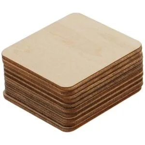 100 piezas de madera sin terminar de 0.8 in x 0.8 in sin_2