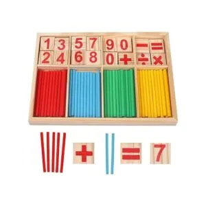 umbresen Bastones de conteo de Montessori juguetes_2