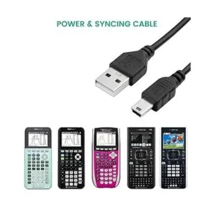 Cable de carga compatible con la calculadora gráfica TI84_2